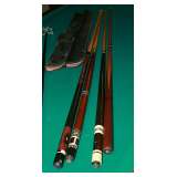 2 Pc. Pool Sticks