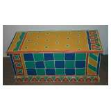 Painted Childs Toy Box