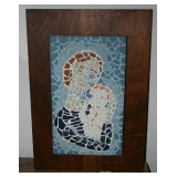 L. Moss Chipped Tile on Board