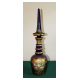 25" Italian Cobalt Decanter 