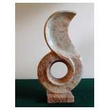 Contemporary Pink Marble Sculpture  