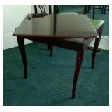 Mahg. Inlaid Game Table Mahg. Inlaid Game Table