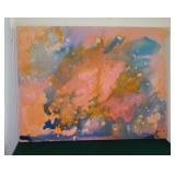 Signed "Sariba" Modern Art O/C Signed "Sariba" Modern Art O/C