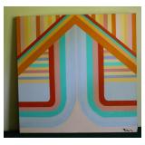 Signed "Sariba" Modern Art O/C Signed "Sariba" Modern Art O/C