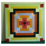 Signed "Sariba" Art Modern O/C Signed "Sariba" Art Modern O/C
