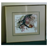 Signed Asian Watercolor Signed Asian Watercolor