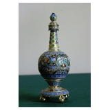 Russian Silver & Enameled Vessel Russian Silver & Enameled Vessel