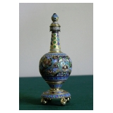 Russian Silver & Enameled Vessel