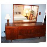 MCM American of Martinsville Dresser with Mirror