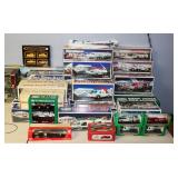 Table of Hess trucks