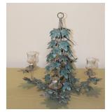 Metal Ivy Hanging Candelabra 