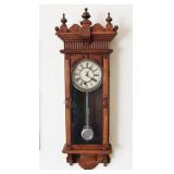 19th C Signed "CW" Wall Clock 
