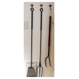 Hand Wrought Fireplace Tools