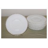 Fenton Silver Crest 8 3/4" Plates 