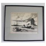 Gordon Grant Signed Litho "Low Water" 