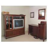 Entertainment center, 2-pc dresser set