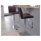 pair contemporary bar stools