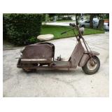 Full house, boat, motors, vintage Cushman