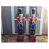 Mr. & Mrs. Santa Clause House full of Christmas Decorations, Yard Art, Outdoor Furniture, Garden Too