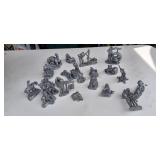 Pewter figurines