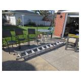patio set, ladder