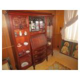 Antique Db. Mahogny Secretary