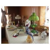 L.E. Smith Moon & Star Oil Lamp