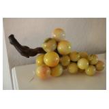 Alabaster Grapes Decor