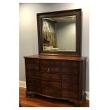 https://www.ebay.com/itm/114000148669  BG0006: Modern Tiger Oak Dresser with Mirror / Chest of Drawe