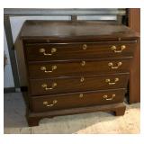 https://www.ebay.com/itm/114145607487 LAN779: Councill Chippendale Four Drawer Mahogany Chest W/ Pul