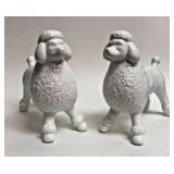 https://www.ebay.com/itm/124121377318 SM3050: PAIR OF CERAMIC WHITE POODLES FIGURINES