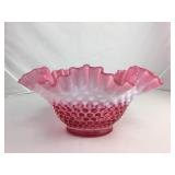 https://www.ebay.com/itm/124123455936 KB0007: Fenton Glass Opalescent Pink Bowl