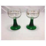 https://www.ebay.com/itm/114154185999 KB0021: Vintage Schmitt Söhne Wine Glass set of 2