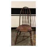 https://www.ebay.com/itm/114154245500 SL3005: Antique Thrash Seat Wood Chair Local Pickup $35