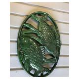 https://www.ebay.com/itm/124128733657 LAN0812: Fish Trivet Metal Green Local Pickup $5