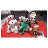 https://www.ebay.com/itm/124128744142 Box 19: LOT OF SIX COCA-COLA COLLECTORS PLUSH TOYS $10