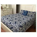 https://www.ebay.com/itm/114186824824	PA028: White on Navy Queen Comforter $20