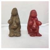 https://www.ebay.com/itm/114189789332	KB0114: Fertillity Statues, 2 pieces, shimmer red & glitter br