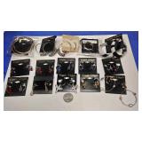 BOX074Ah COSTUME JEWELRY LOT OF FIFTEEN PIERCED EARRINGS $20.00  LOT #5	https://www.ebay.com/itm/114