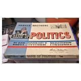 BOX074B VINTAGE PARKER BROTHERS BOARD GAME 1952 GAME OF POLITICS (MAY be missing pcs) $$5 Pay online