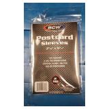 CC0002 BCW POSTCARD SLEEVES 3 11/16 X 5 3/4 INCHES $3.00 PER PACK OF 100  Pay online by Venmo: @Rafa