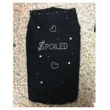 https://www.ebay.com/itm/114171739320	KB0065: Bedazzled Dog Clothing "SPOILED" Large (1)