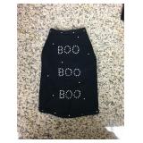 https://www.ebay.com/itm/124141935668	KB0067: Bedazzled Dog Clothing "BOO" Small (1)