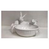 https://www.ebay.com/itm/114163216903	SM3054: WHITE CERAMIC BUNNIES AROUND A BOWL LOCAL PICK UP $15