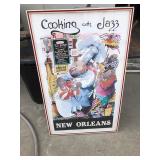 https://www.ebay.com/itm/124123638795	LAN794 Cooking with Jazz Framed Local Pickup $95