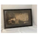 https://www.ebay.com/itm/114159959592	LAN9987: Framed Antique Print Local Pickup