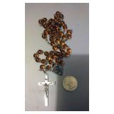 https://www.ebay.com/itm/114160209680	Rx07 STERLING SILVER ROSARY AMBER COLOR BEADS
