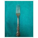 ME3059 USED TIFFANY & CO. 6 3/4 INCH STERLING SILVER FORK KING PATTERN https://www.ebay.com/itm/1148