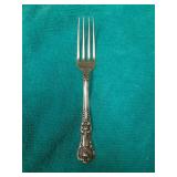 ME3060 USED TIFFANY & CO. 6 3/4 INCH STERLING SILVER FORK KING PATTERN https://www.ebay.com/itm/1247