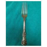 ME3061 USED TIFFANY & CO. 6 3/4 INCH STERLING SILVER FORK KING PATTERN https://www.ebay.com/itm/1148